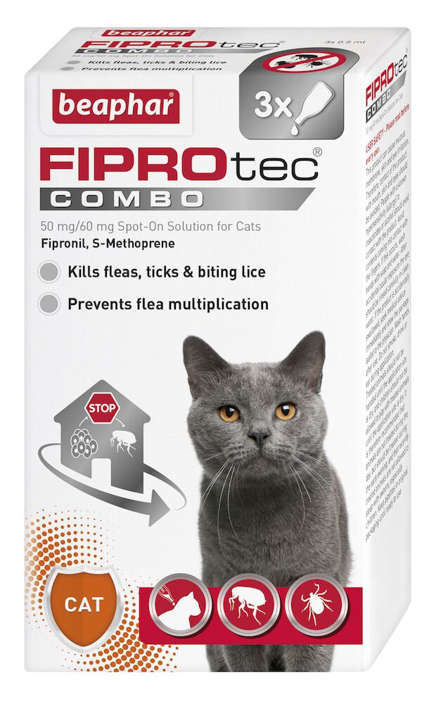 Beaphar - Fiprotec Combo for Cats - 3 pipettes