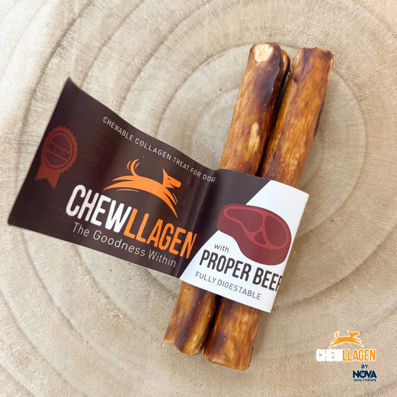 Chewllagen - Beef Medium Roll - 2pk