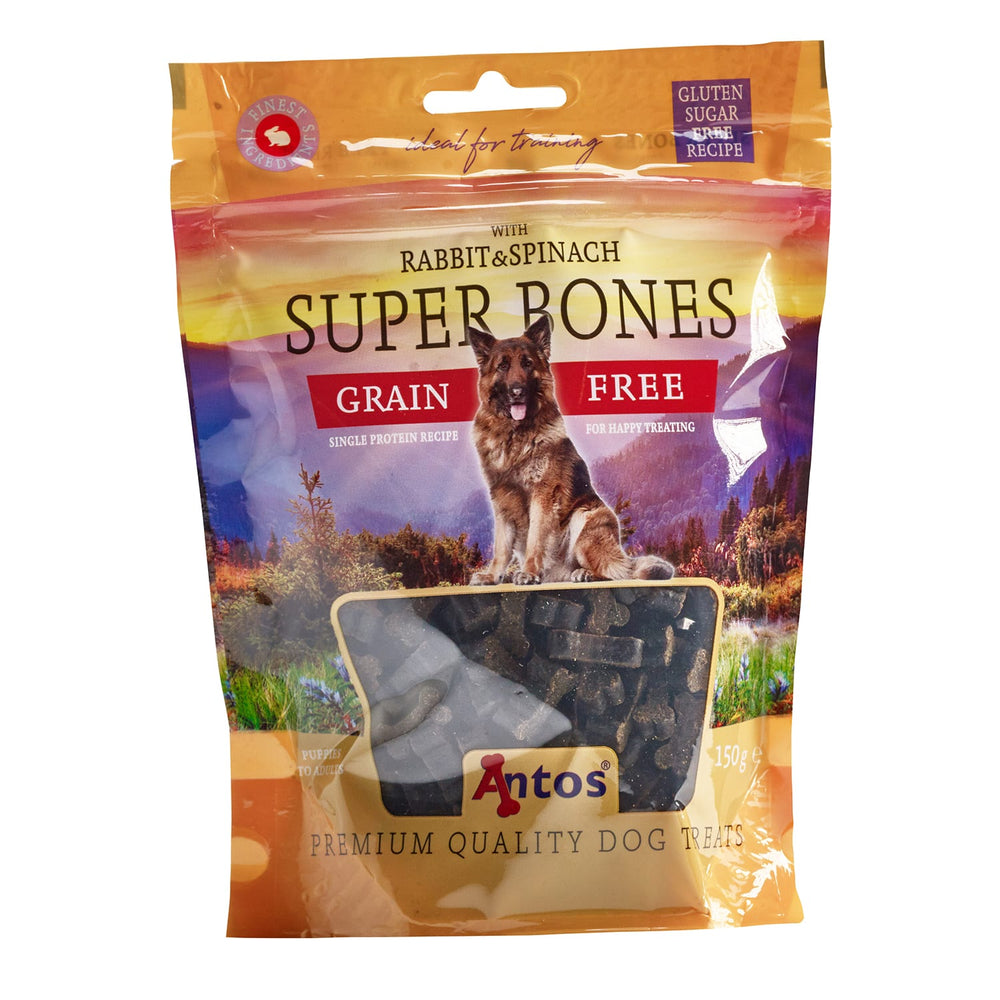 Antos - Super Bones - Rabbit & Spinach - 150g