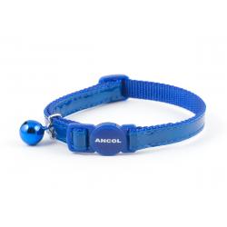Ancol - Cat Collar - Gloss Reflective Blue - 20-30cm