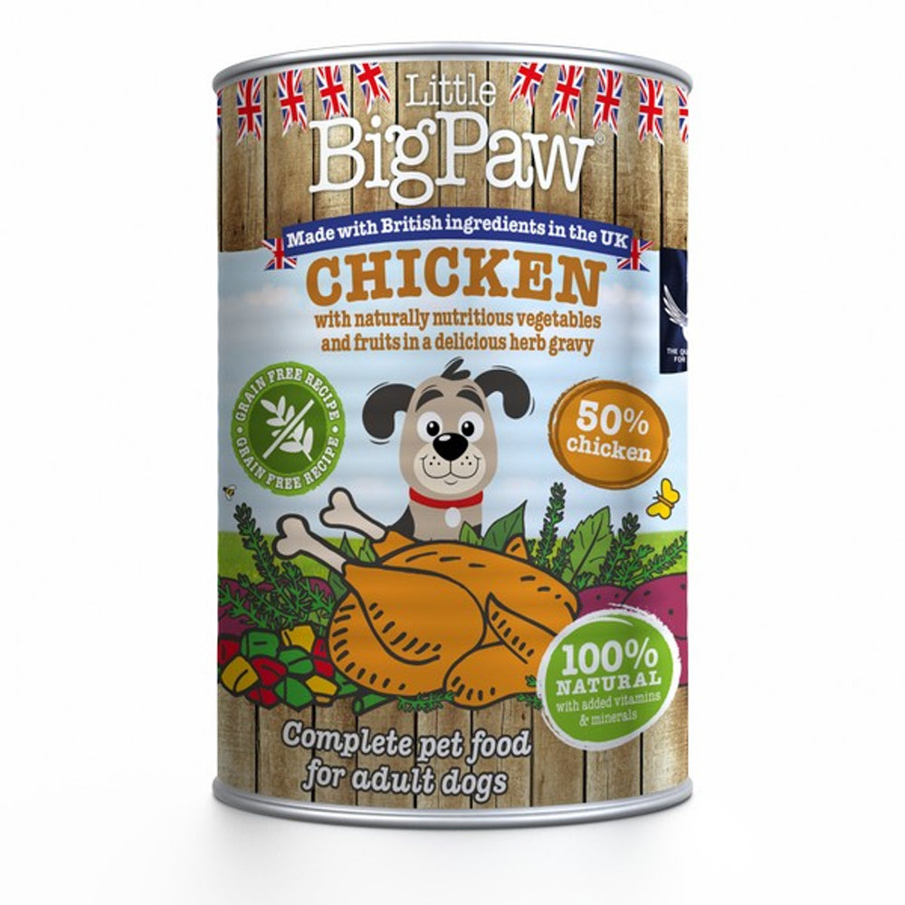 Little Big Paw - Dog - Chicken Beans & Sweet Potato - 390g