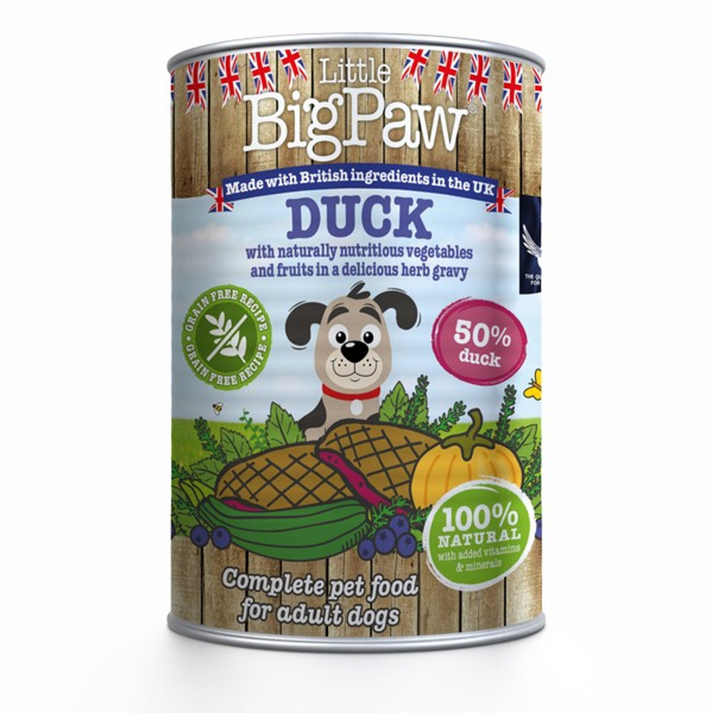 Little Big Paw - Dog - Duck Blueberries & Pumpkin - 390g