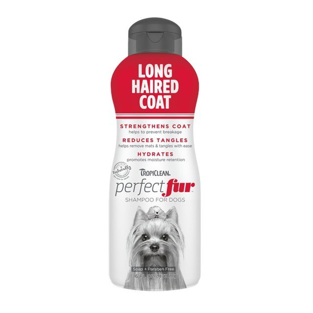 TropiClean - Perfect Fur - Long Haired Coat Shampoo