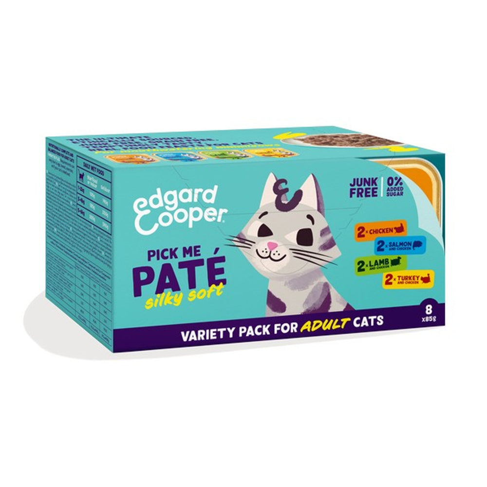 Edgard & Cooper - Cat Multipack Pate - 8*85g