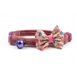 Ancol - Cat - Vintage Pink Bow Collar