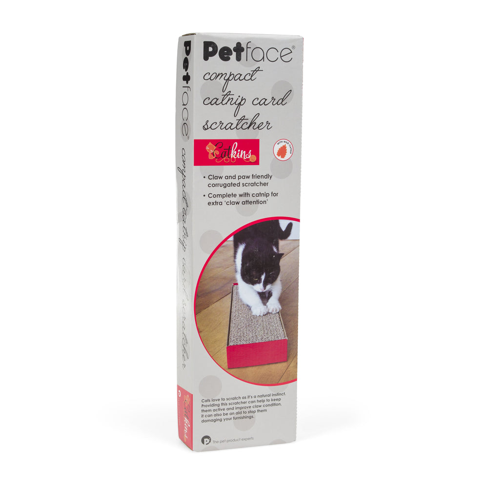 PetFace - Catkins Compact Catnip Card Cat Scratcher