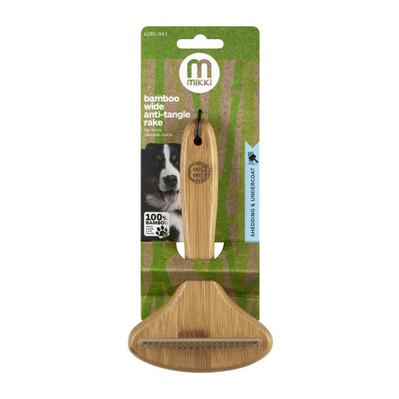 Mikki - Bamboo Anti-Tangle Rake - Wide