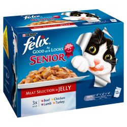 Felix - Senior - Meat Selection in Jelly - 12*100g