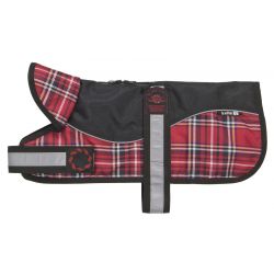 AniMate - Reflective Harness Coat - Tartan