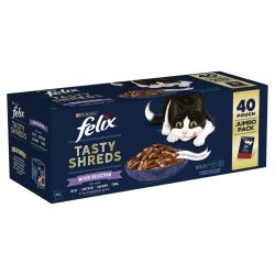 Felix - Tasty Shreds Mixed Selection in Gravy - 40*80g