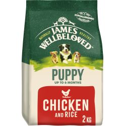 James Wellbeloved - Dog - Puppy - Chiceken & Rice - 2kg