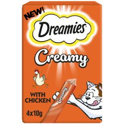 Dreamies - Creamy Treats with Tasty Chicken - 10g