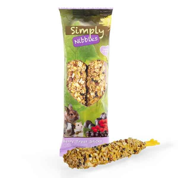 Simply Nibbles - Berry - Small Animal Sticks