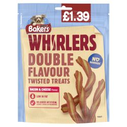 Bakers - Bacon & Cheese Whirlers - 130g