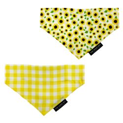 Ancol - Bandana - Soho - Sunflower/Yellow Check - 2pk