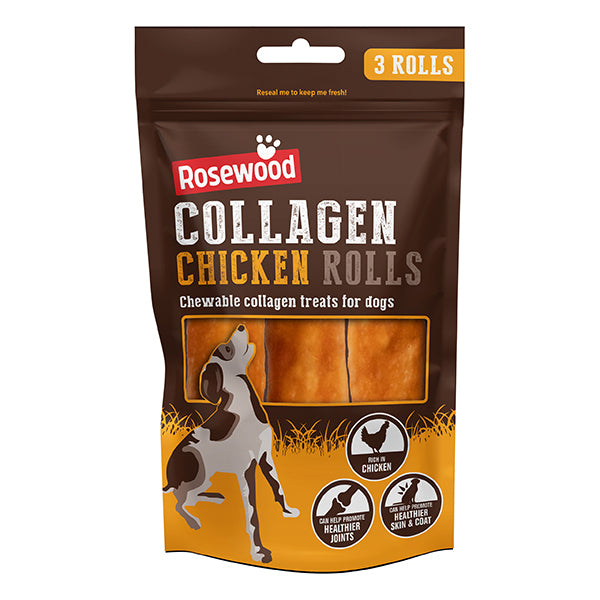 Rosewood - Daily Eats - Chicken Collagen Rolls - 3pk