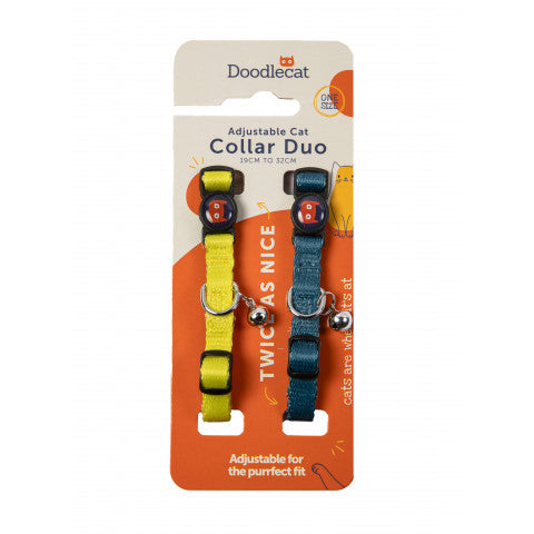 Doodlecat - Cat Collar Duo