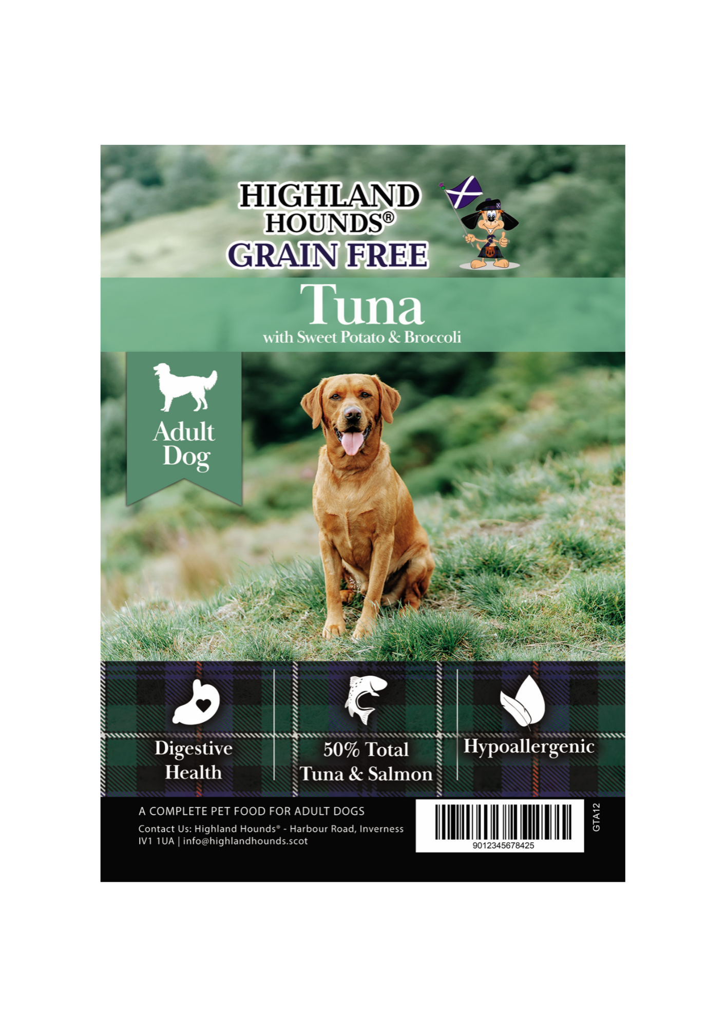 Grain Free - Tuna with Sweet Potato & Broccoli