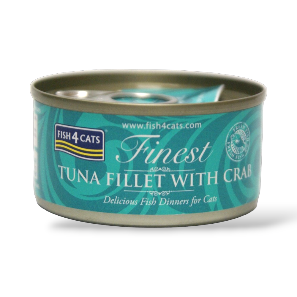 Fish4Cats - Finest Tuna Fillet With Crab - 70g