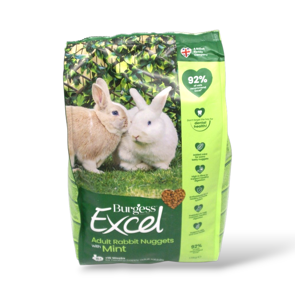 Burgess - Excel Adult Rabbit Nuggets With Mint - 2kg