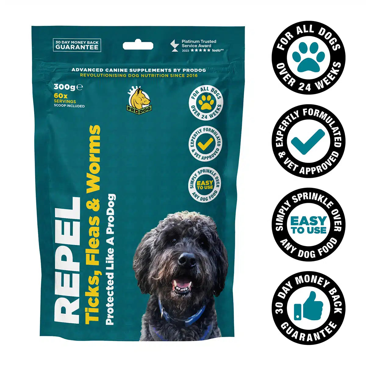 ProDog - Repel - Tick, Flea and Worm Repellent