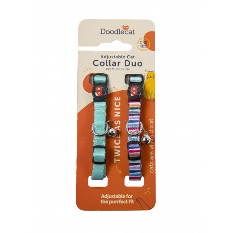 Doodlecat - Cat Collar Duo